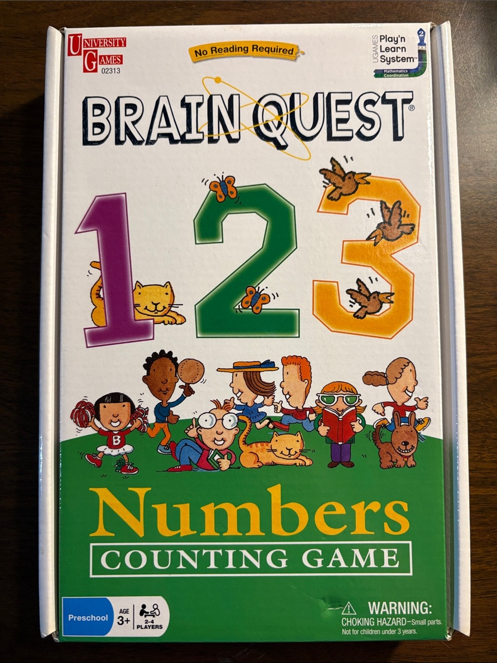 Brain Quest Numbers Counting Game - new in box